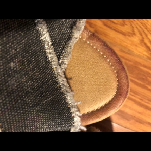 FOREVER THRILL platform denim heeled sandals - Picture 11 of 15